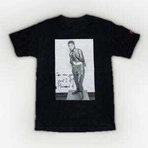 SSUR Controlled Substance Muhammad Ali Graphic T-Shirt Black Small 17x25 Boxing